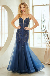 Sleeveless Mermaid Dress by Amelia Couture 2120