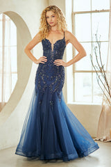 Sleeveless Mermaid Dress by Amelia Couture 2120