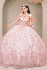 Sleeveless Bow Ball Gown by Cinderella Couture 8530JQ