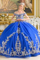 Off Shoulder Ball Gown by Elizabeth K GL3672