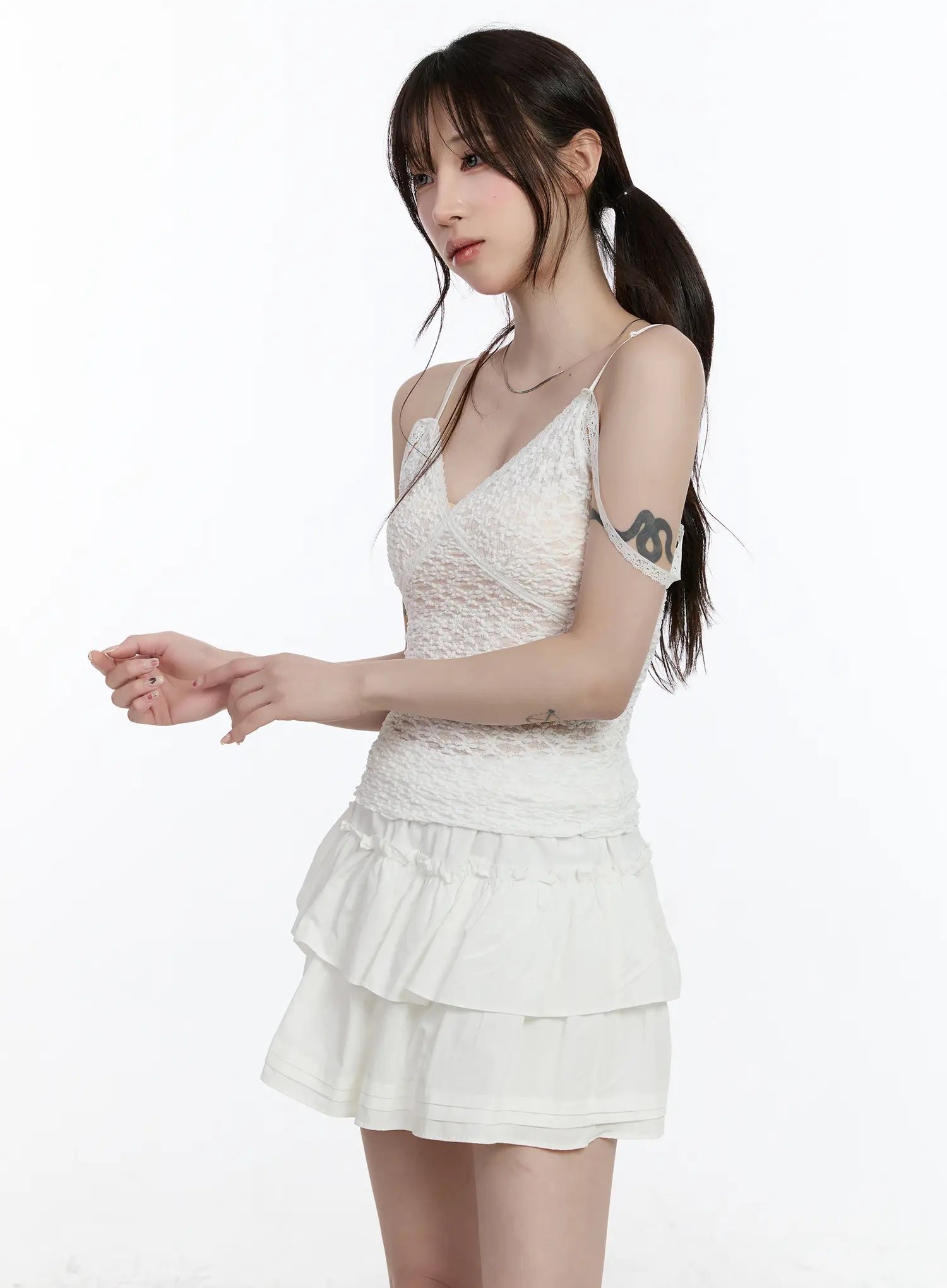 Wrap Tie Front Festival Crop Top
