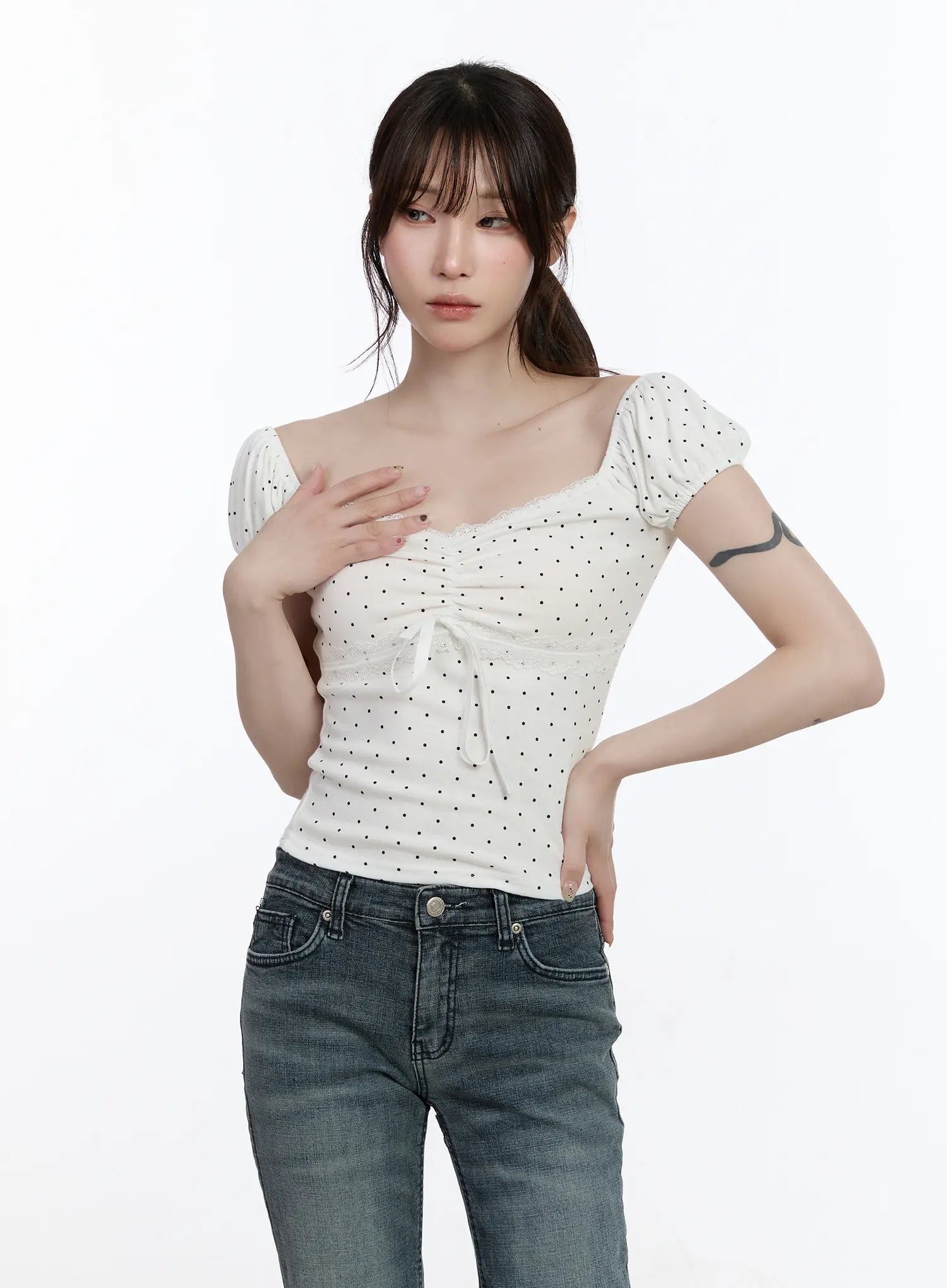 Soft Knit Long Sleeve Round Neck Top - Image 9